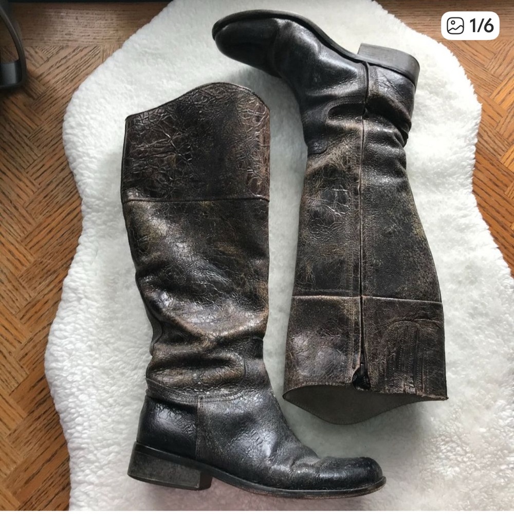 Steven by Steve Madden 7 Reins Riding Boot Brown